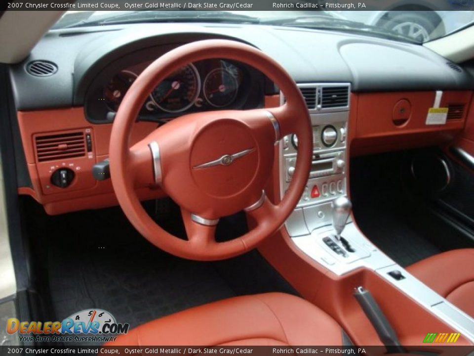 Dark Slate Gray/Cedar Interior - 2007 Chrysler Crossfire Limited Coupe Photo #11