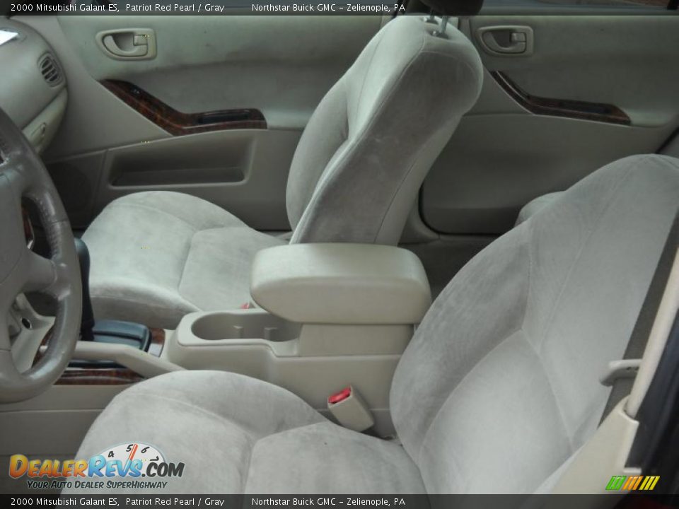 2000 Mitsubishi Galant ES Patriot Red Pearl / Gray Photo #11