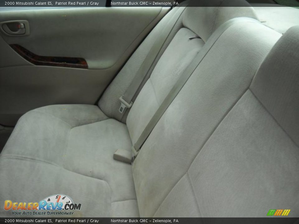 2000 Mitsubishi Galant ES Patriot Red Pearl / Gray Photo #15