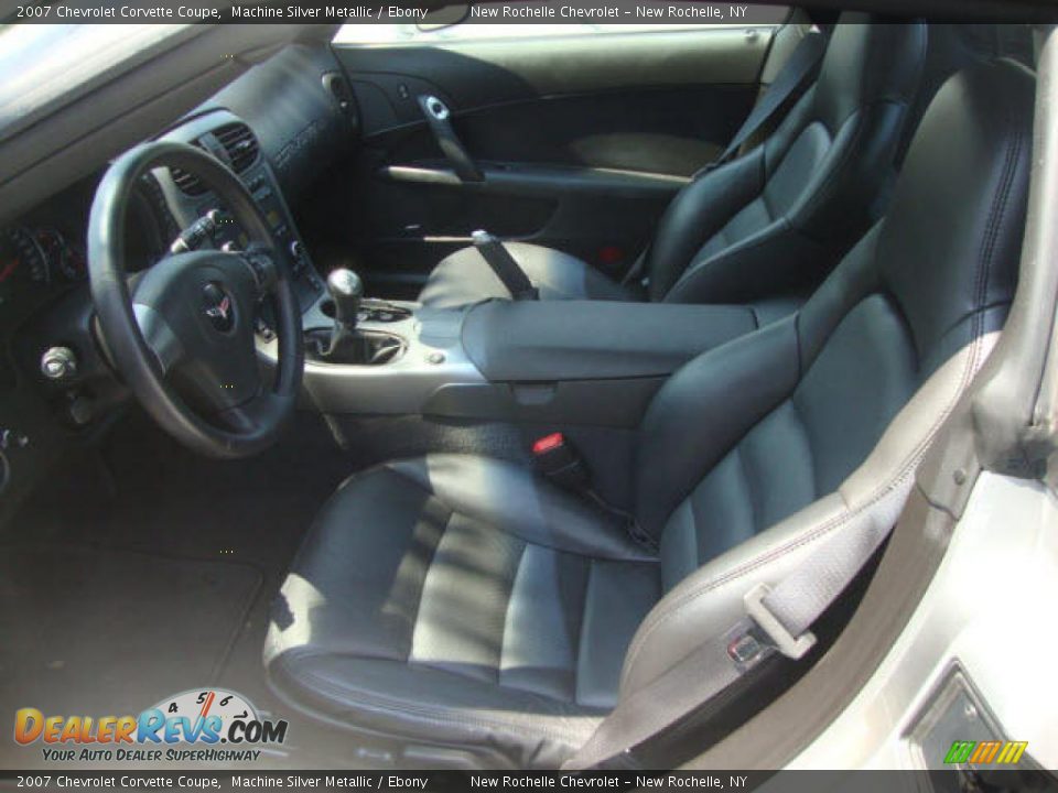 2007 Chevrolet Corvette Coupe Machine Silver Metallic / Ebony Photo #4