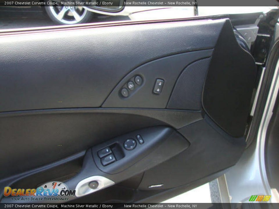 2007 Chevrolet Corvette Coupe Machine Silver Metallic / Ebony Photo #5