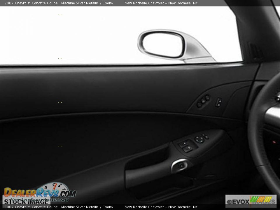 2007 Chevrolet Corvette Coupe Machine Silver Metallic / Ebony Photo #10