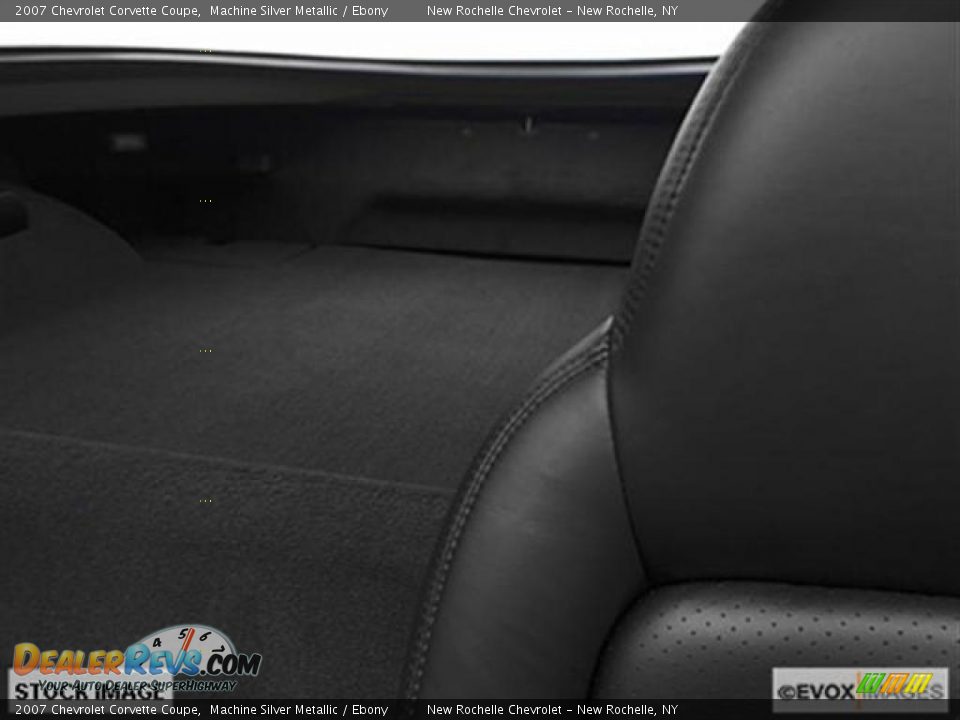 2007 Chevrolet Corvette Coupe Machine Silver Metallic / Ebony Photo #13