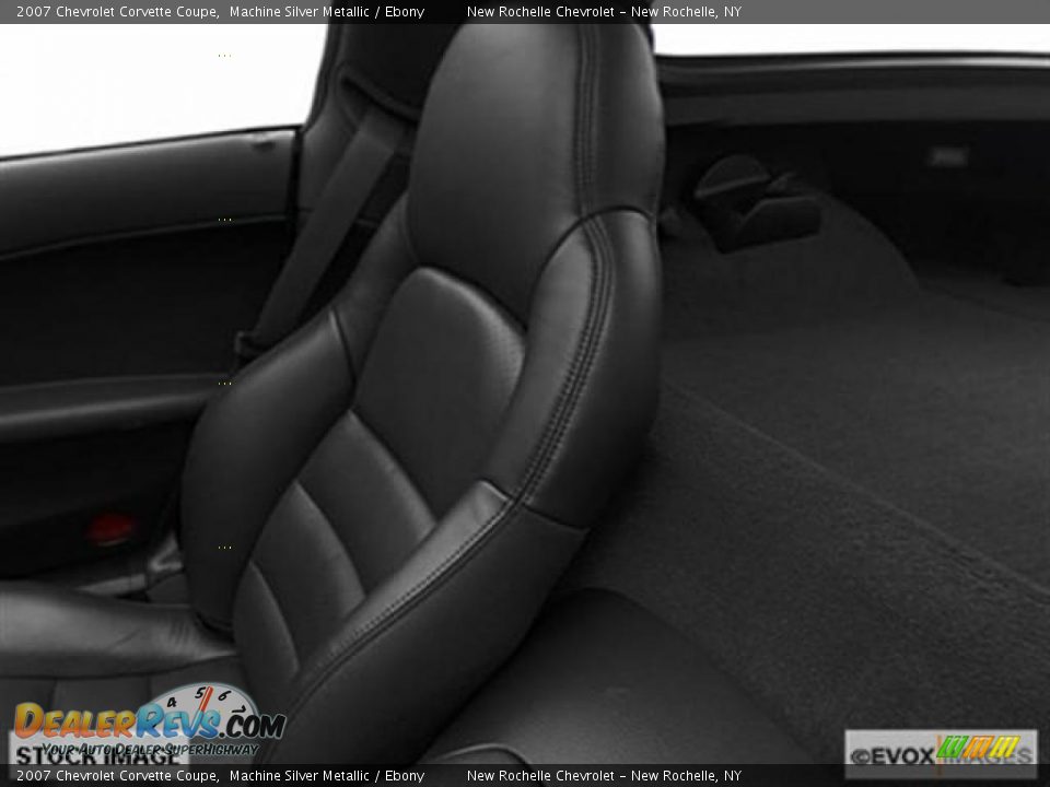 2007 Chevrolet Corvette Coupe Machine Silver Metallic / Ebony Photo #14
