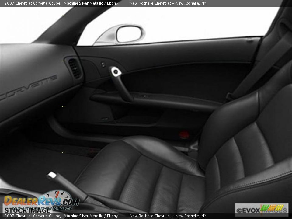 2007 Chevrolet Corvette Coupe Machine Silver Metallic / Ebony Photo #15