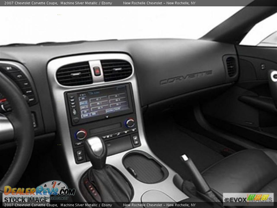 2007 Chevrolet Corvette Coupe Machine Silver Metallic / Ebony Photo #16