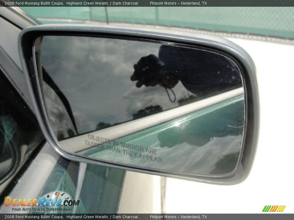 2008 Ford Mustang Bullitt Coupe Highland Green Metallic / Dark Charcoal Photo #17
