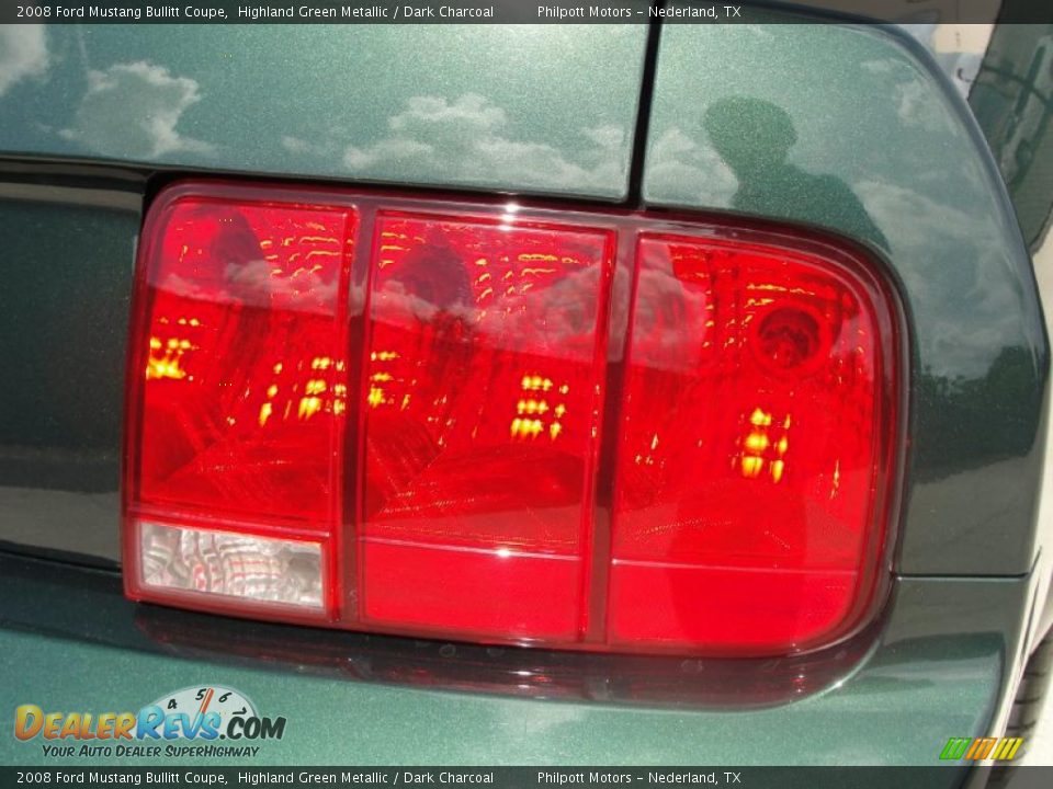 2008 Ford Mustang Bullitt Coupe Highland Green Metallic / Dark Charcoal Photo #18