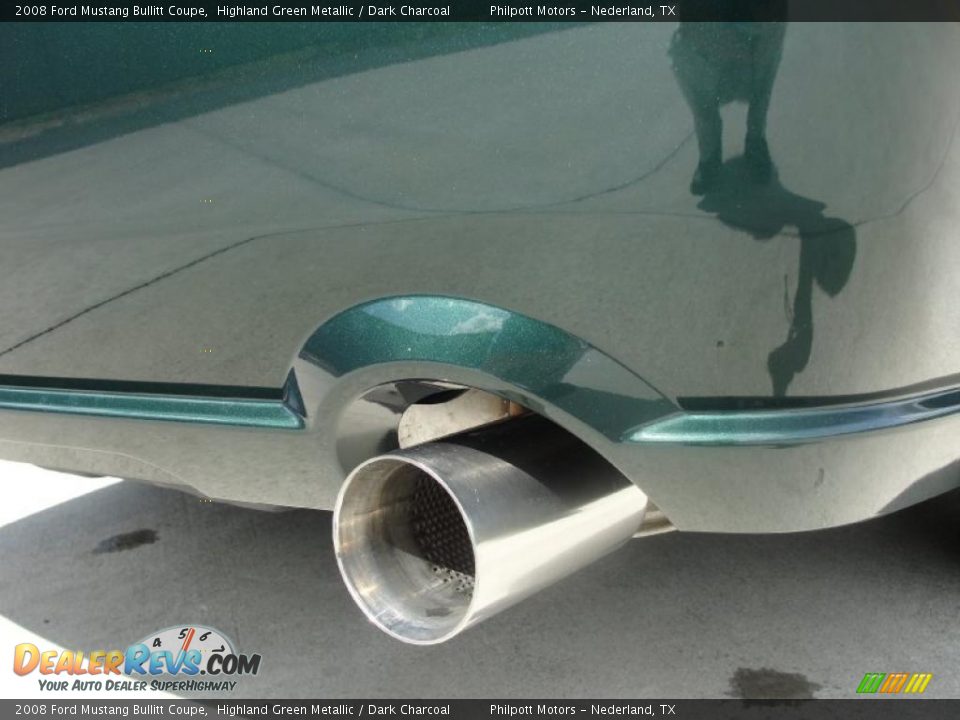 2008 Ford Mustang Bullitt Coupe Highland Green Metallic / Dark Charcoal Photo #19