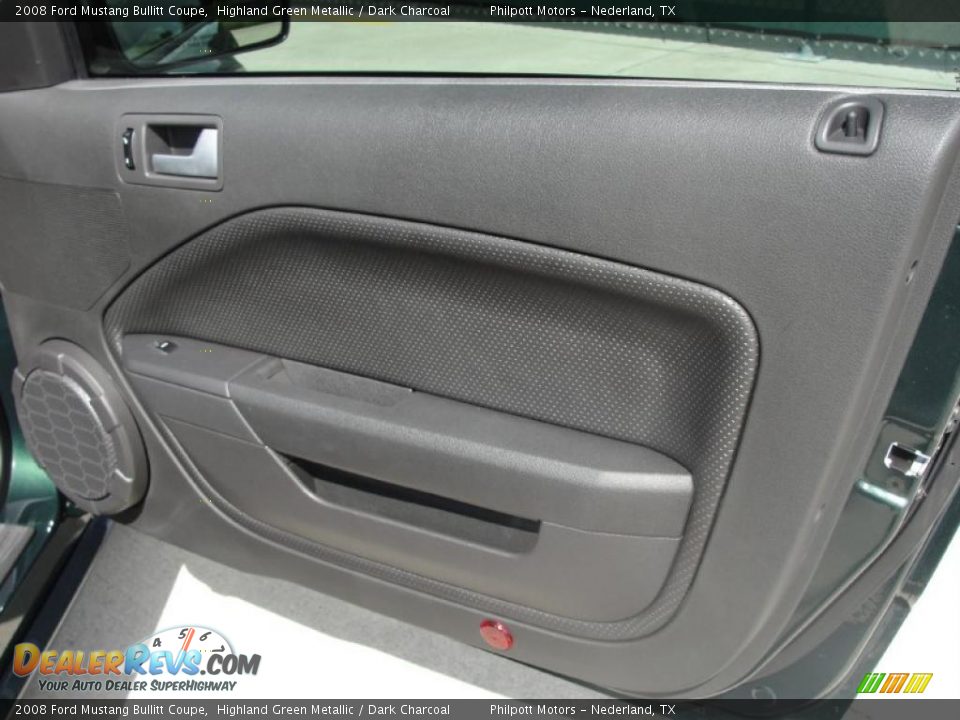 2008 Ford Mustang Bullitt Coupe Highland Green Metallic / Dark Charcoal Photo #24
