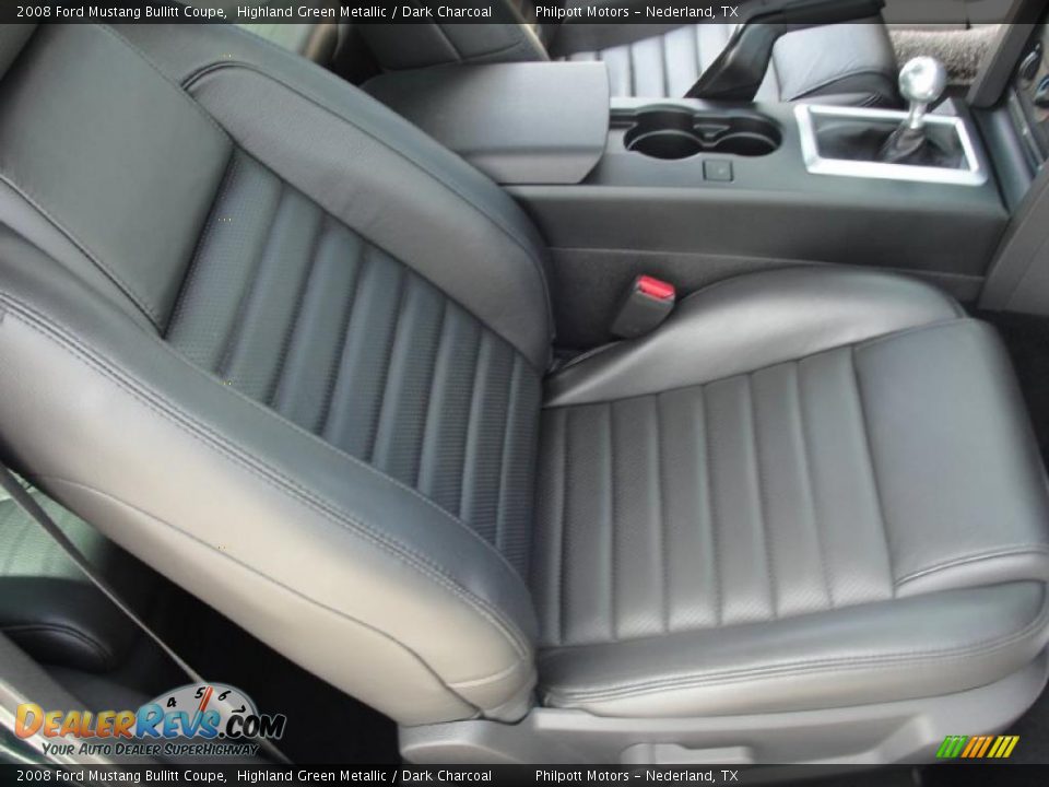 2008 Ford Mustang Bullitt Coupe Highland Green Metallic / Dark Charcoal Photo #26