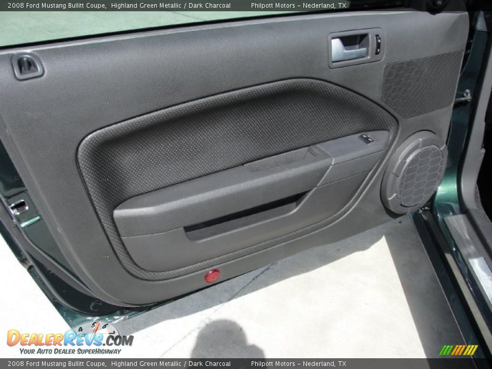 2008 Ford Mustang Bullitt Coupe Highland Green Metallic / Dark Charcoal Photo #29