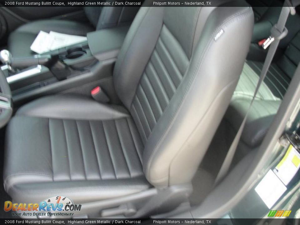 2008 Ford Mustang Bullitt Coupe Highland Green Metallic / Dark Charcoal Photo #30