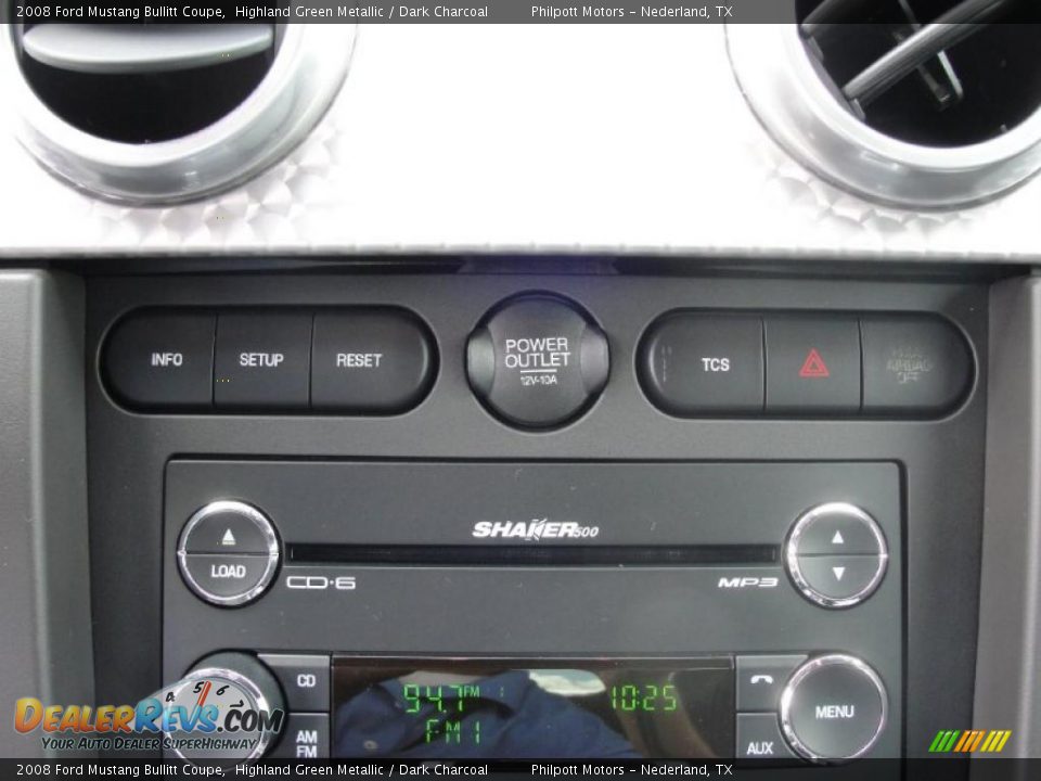 2008 Ford Mustang Bullitt Coupe Highland Green Metallic / Dark Charcoal Photo #33