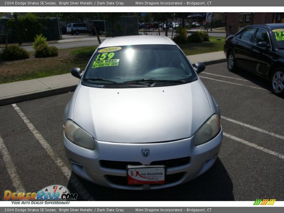 2004 Dodge Stratus SE Sedan Bright Silver Metallic / Dark Slate Gray Photo #2