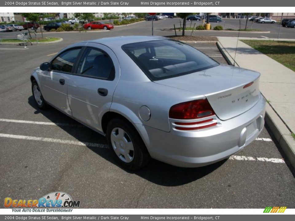 2004 Dodge Stratus SE Sedan Bright Silver Metallic / Dark Slate Gray Photo #6