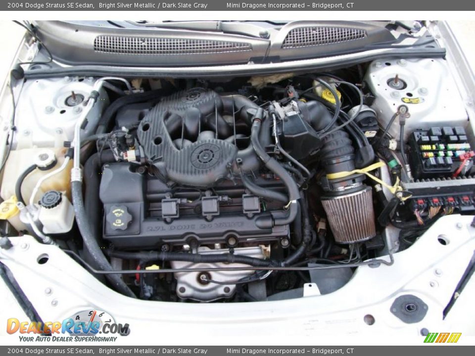 2004 Dodge Stratus SE Sedan Bright Silver Metallic / Dark Slate Gray Photo #20
