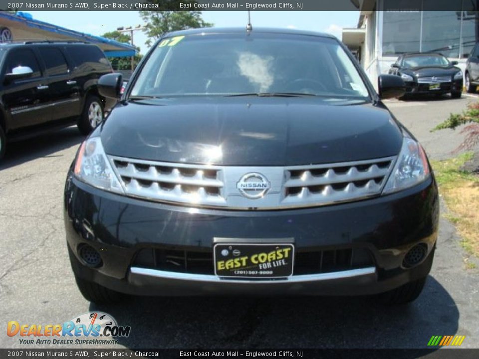 2007 Nissan Murano S AWD Super Black / Charcoal Photo #2