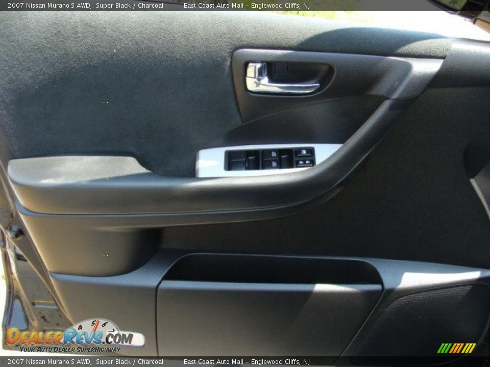 2007 Nissan Murano S AWD Super Black / Charcoal Photo #6