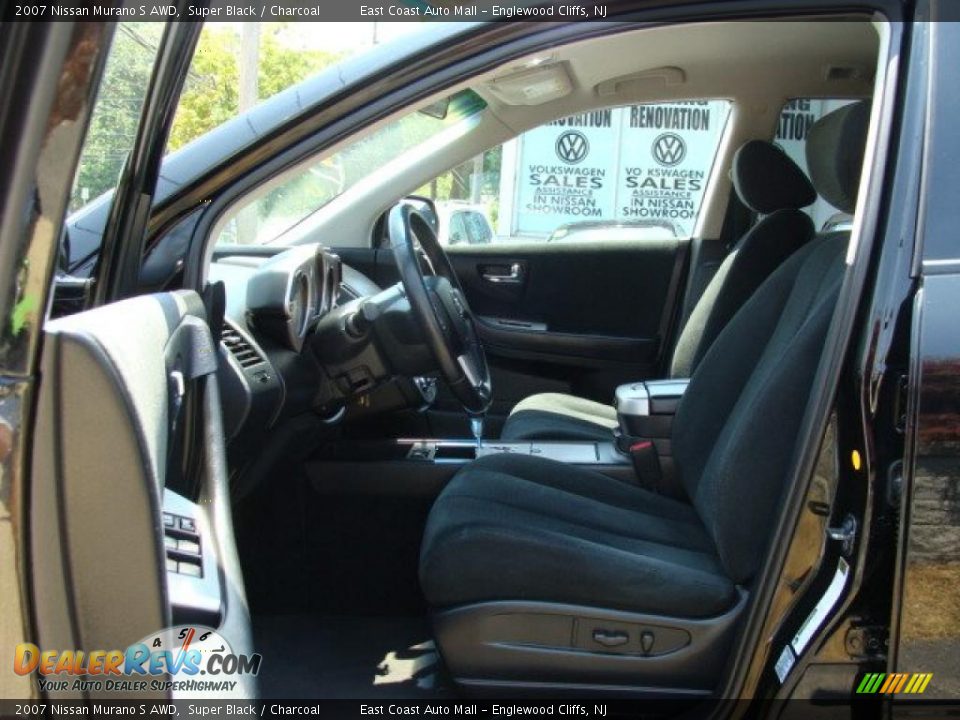 2007 Nissan Murano S AWD Super Black / Charcoal Photo #7