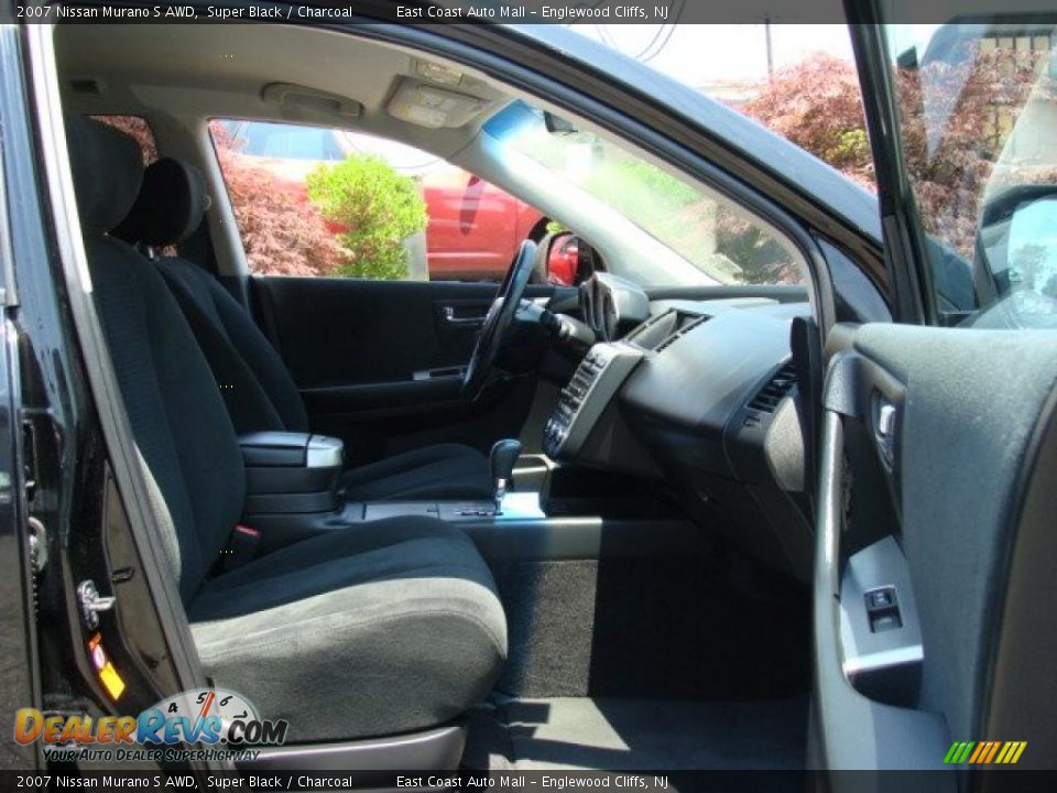 2007 Nissan Murano S AWD Super Black / Charcoal Photo #8