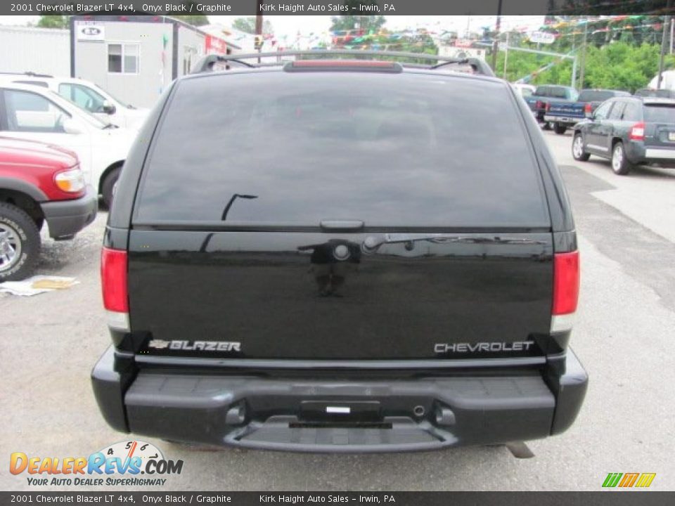 2001 Chevrolet Blazer LT 4x4 Onyx Black / Graphite Photo #3