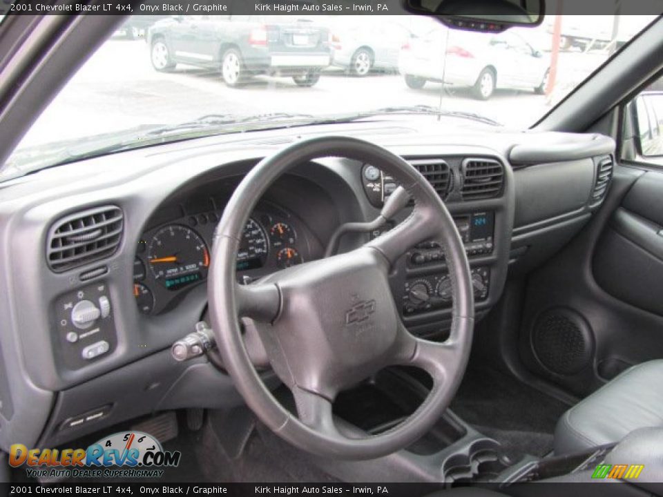 2001 Chevrolet Blazer LT 4x4 Onyx Black / Graphite Photo #6
