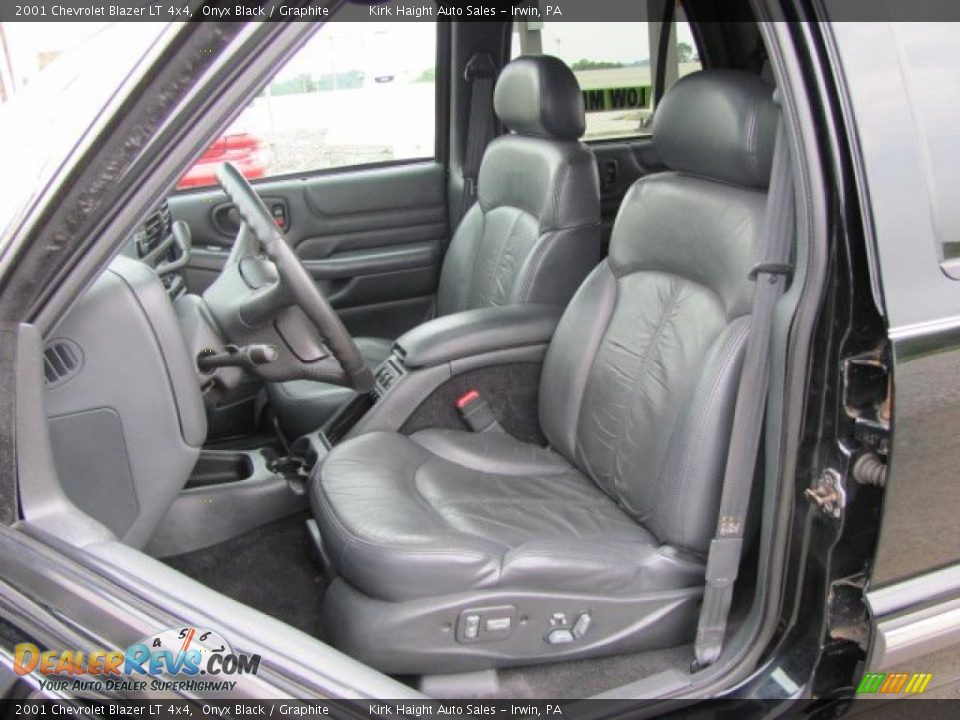 2001 Chevrolet Blazer LT 4x4 Onyx Black / Graphite Photo #7