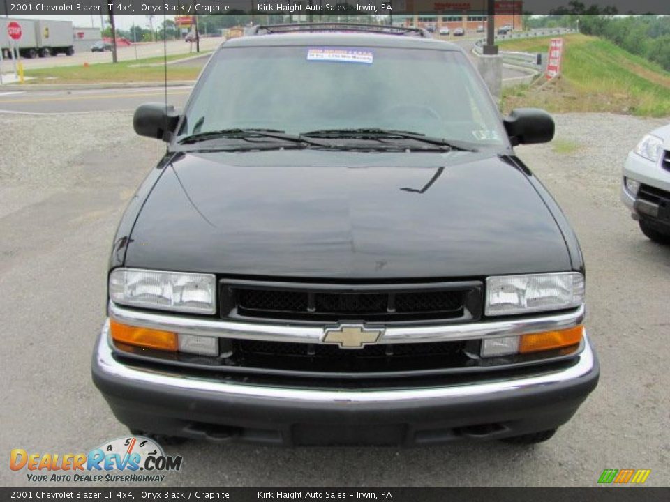 2001 Chevrolet Blazer LT 4x4 Onyx Black / Graphite Photo #12
