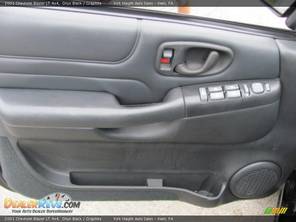 2001 Chevrolet Blazer LT 4x4 Onyx Black / Graphite Photo #14