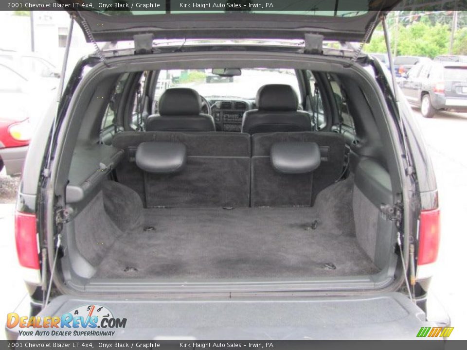2001 Chevrolet Blazer LT 4x4 Onyx Black / Graphite Photo #19