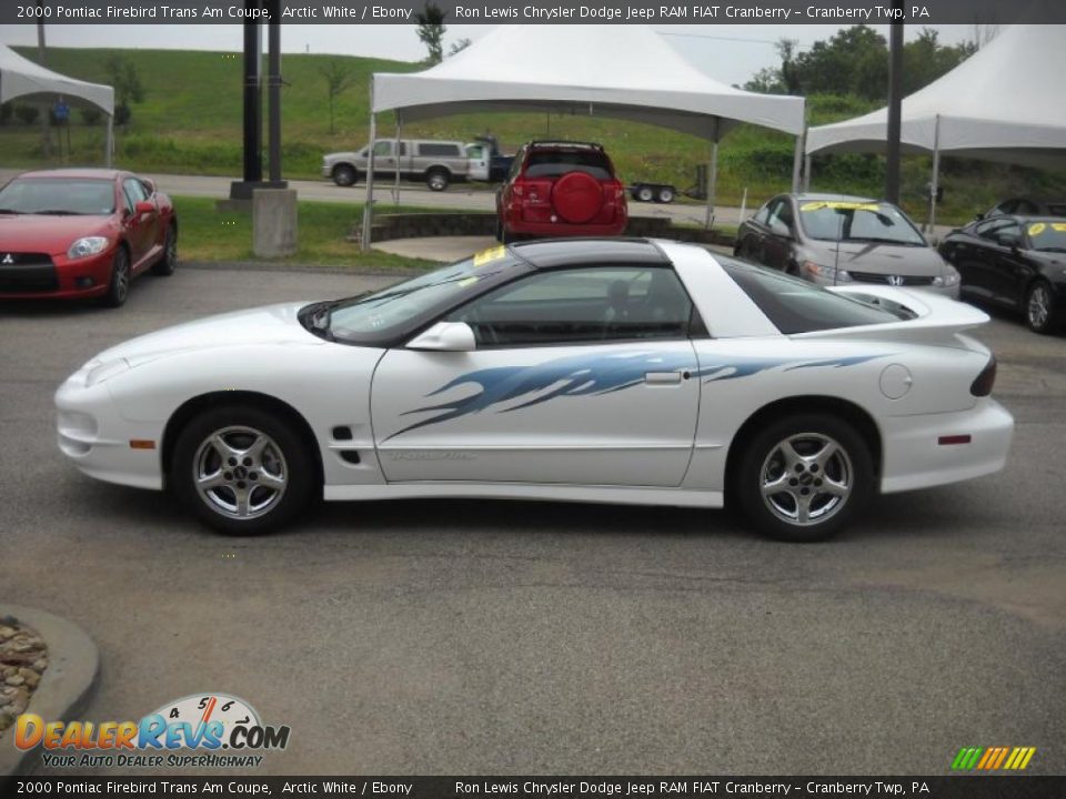 2000 Pontiac Firebird Trans Am Coupe Arctic White / Ebony Photo #5