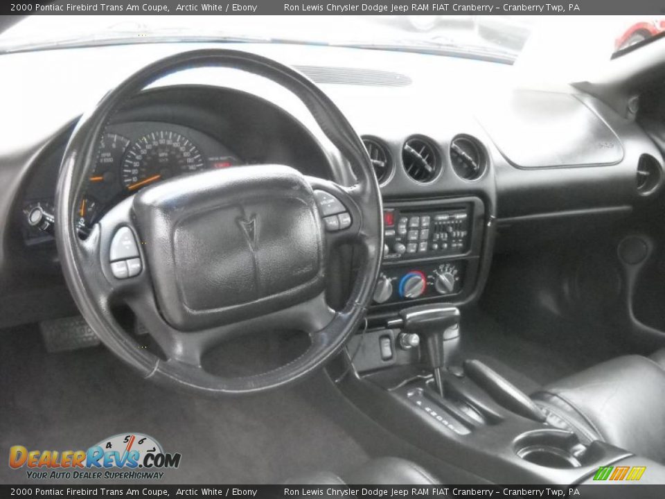 2000 Pontiac Firebird Trans Am Coupe Arctic White / Ebony Photo #9