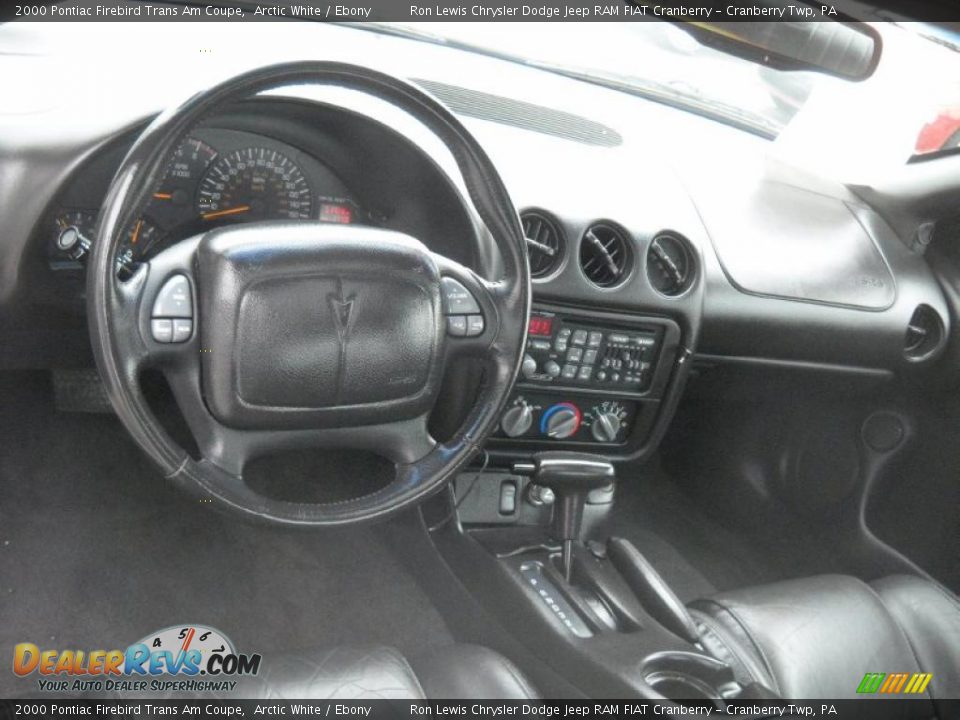 2000 Pontiac Firebird Trans Am Coupe Arctic White / Ebony Photo #12