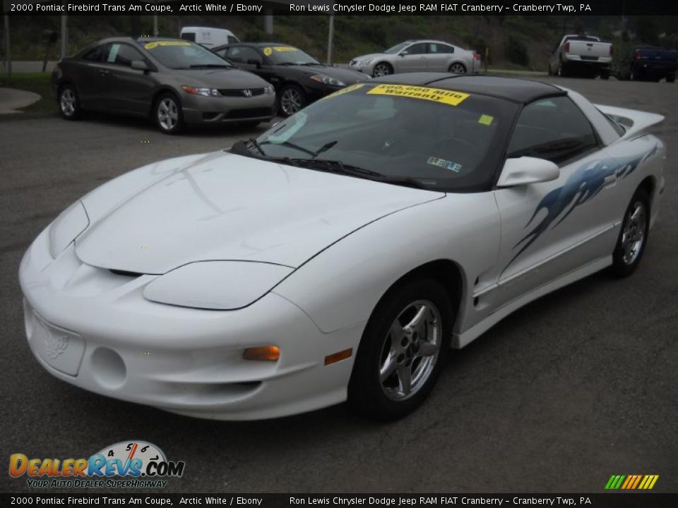 2000 Pontiac Firebird Trans Am Coupe Arctic White / Ebony Photo #18
