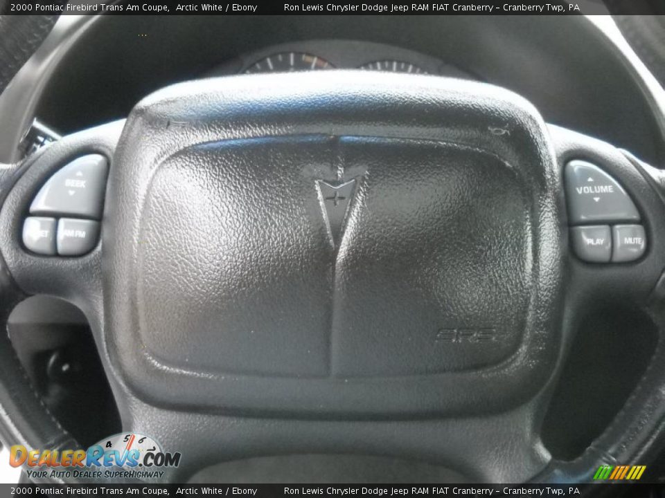 2000 Pontiac Firebird Trans Am Coupe Arctic White / Ebony Photo #24
