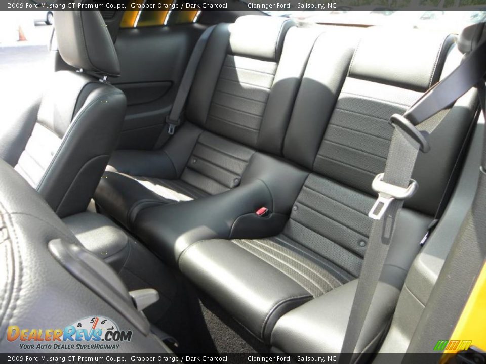 2009 Ford Mustang GT Premium Coupe Grabber Orange / Dark Charcoal Photo #9
