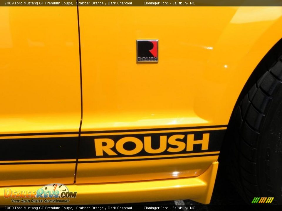 2009 Ford Mustang GT Premium Coupe Grabber Orange / Dark Charcoal Photo #13