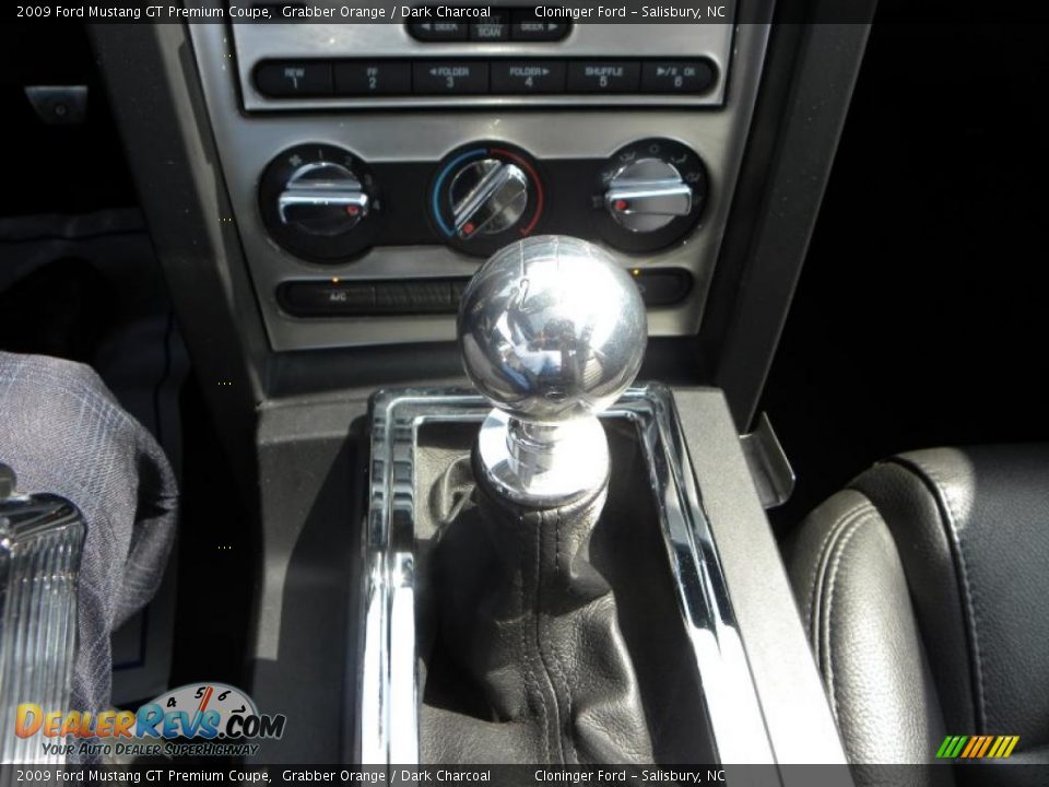 2009 Ford Mustang GT Premium Coupe Grabber Orange / Dark Charcoal Photo #22
