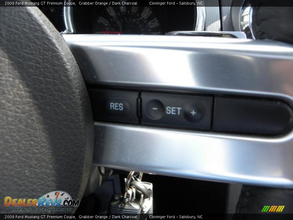 2009 Ford Mustang GT Premium Coupe Grabber Orange / Dark Charcoal Photo #24