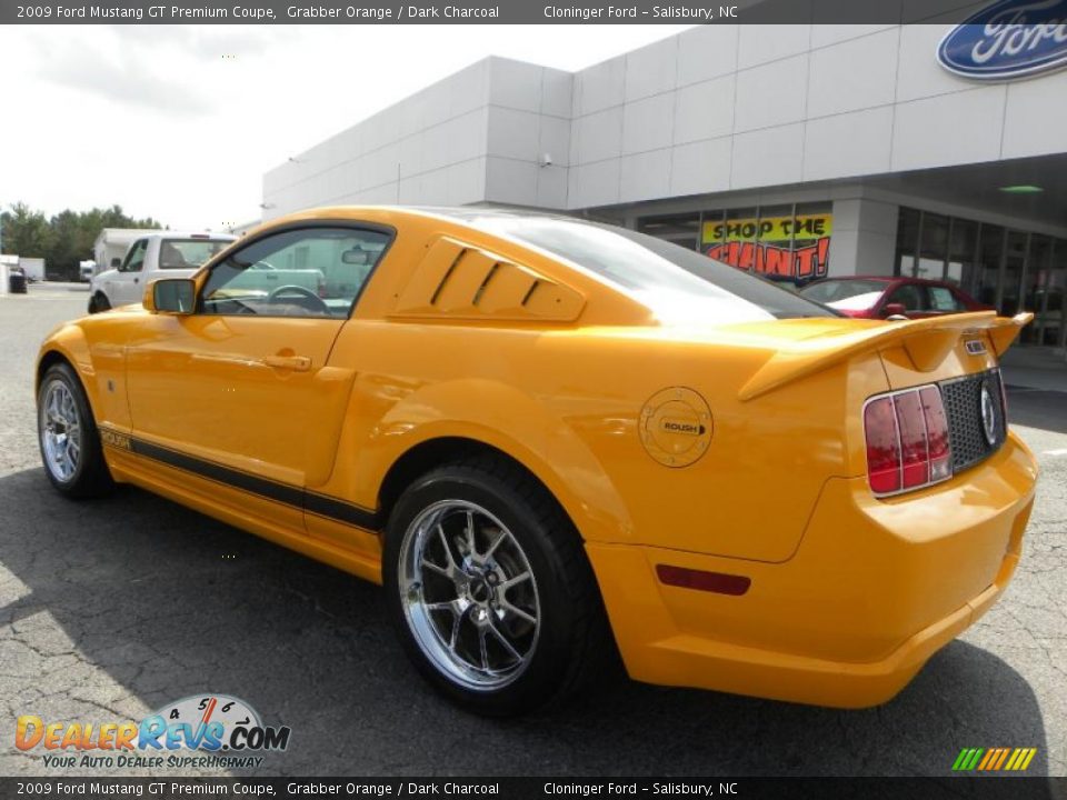 2009 Ford Mustang GT Premium Coupe Grabber Orange / Dark Charcoal Photo #27