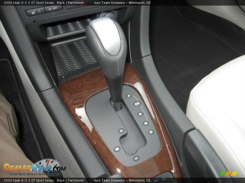 2009 Saab 9-3 2.0T Sport Sedan Black / Parchment Photo #19