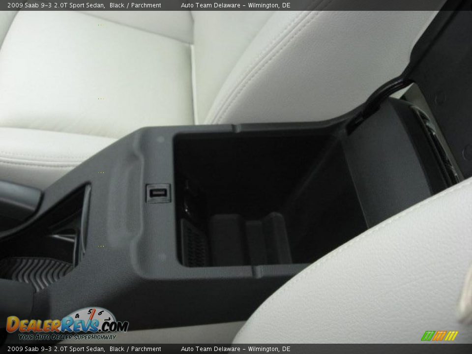 2009 Saab 9-3 2.0T Sport Sedan Black / Parchment Photo #21