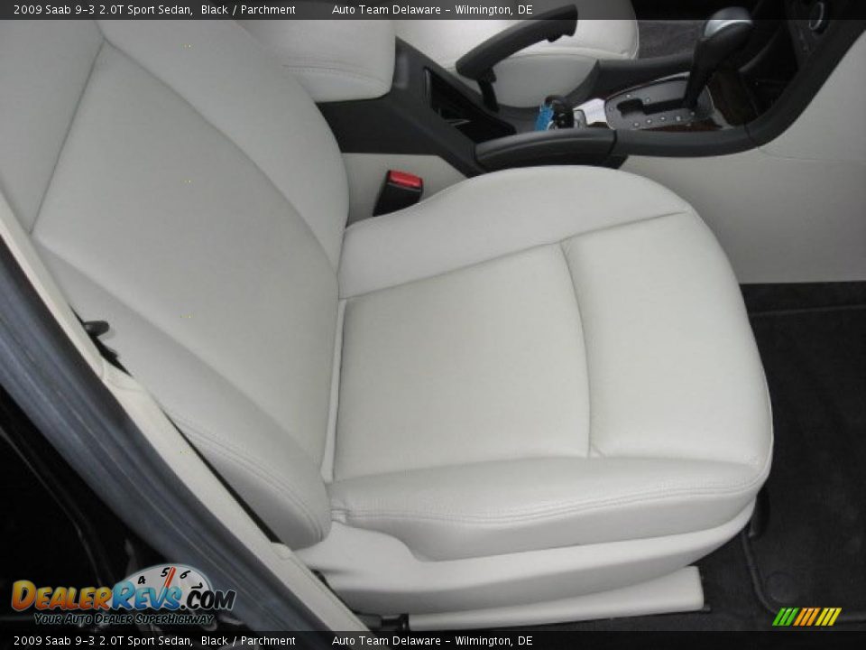2009 Saab 9-3 2.0T Sport Sedan Black / Parchment Photo #22