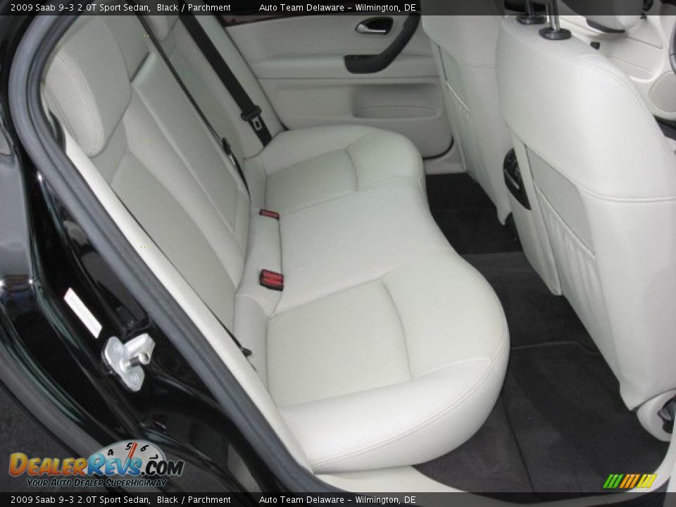 2009 Saab 9-3 2.0T Sport Sedan Black / Parchment Photo #23