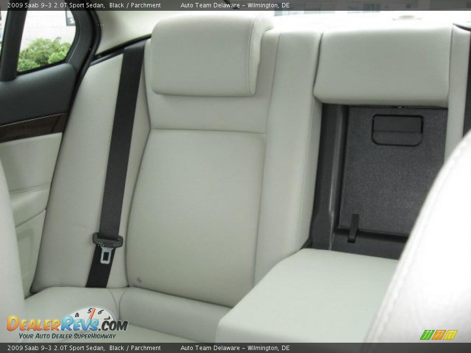 2009 Saab 9-3 2.0T Sport Sedan Black / Parchment Photo #36