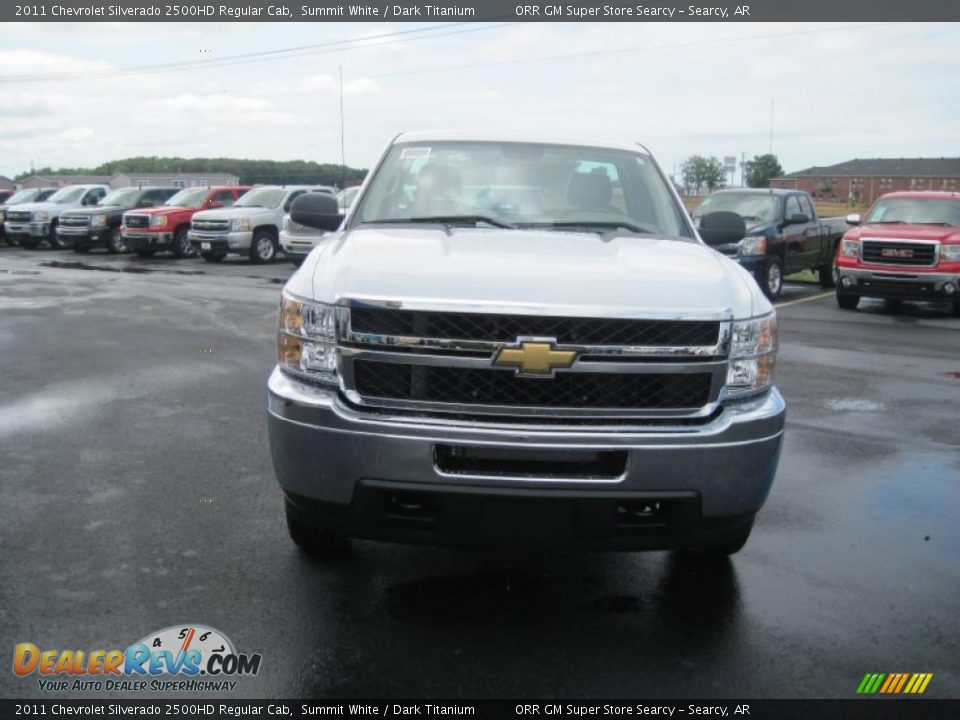 2011 Chevrolet Silverado 2500HD Regular Cab Summit White / Dark Titanium Photo #2