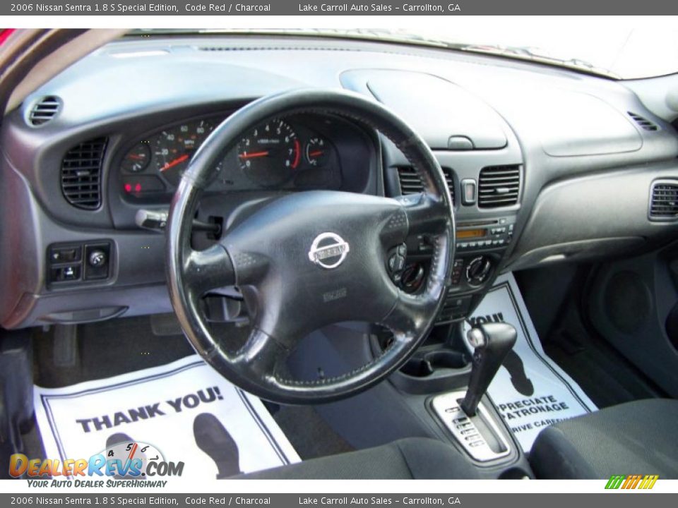 2006 Nissan Sentra 1.8 S Special Edition Code Red / Charcoal Photo #5