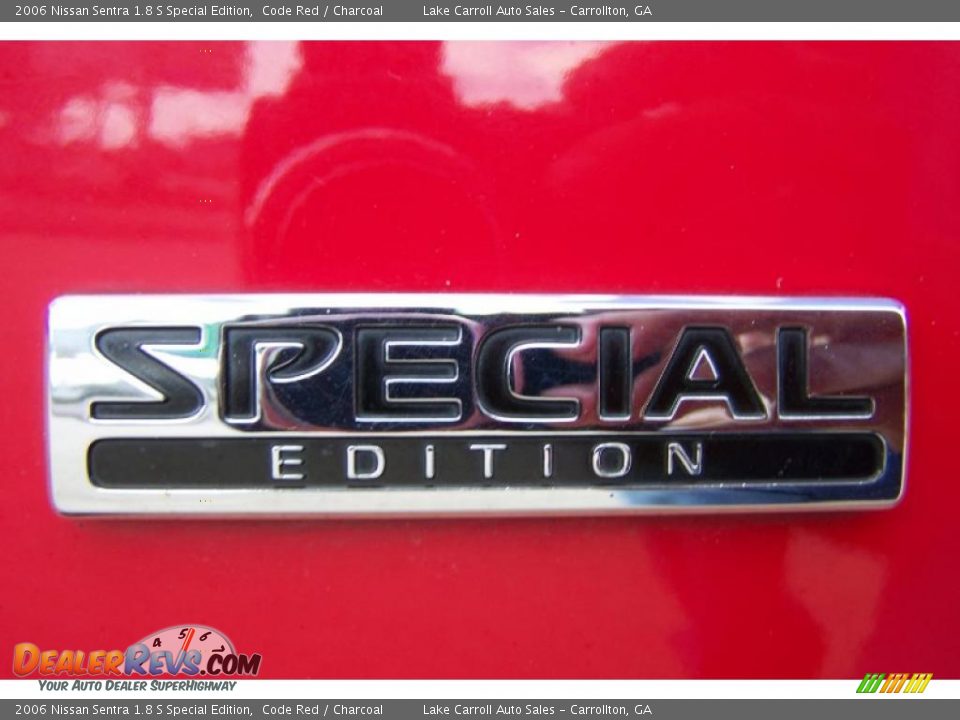 2006 Nissan Sentra 1.8 S Special Edition Code Red / Charcoal Photo #10