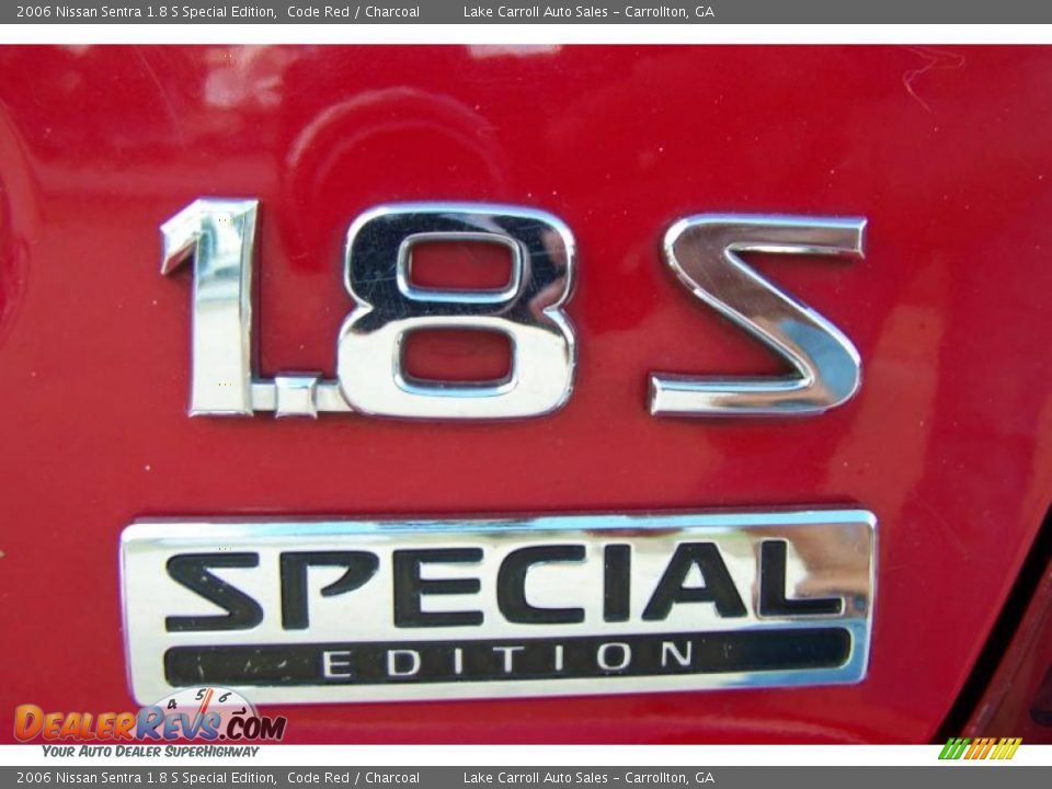 2006 Nissan Sentra 1.8 S Special Edition Code Red / Charcoal Photo #17